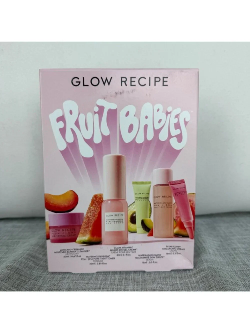 NEW GLOW RECIPE FRUIT BABIES 5-PIECE SKINCARE GIFT SET
